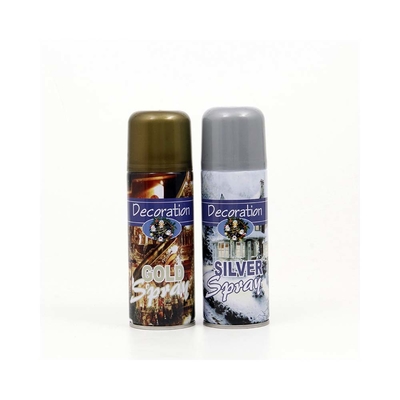 Multifuncional Golden Silver Spray Festivo Novo Natal Ano Novo Halloween Graduação Diwali Celebrações do Dia dos Namorados