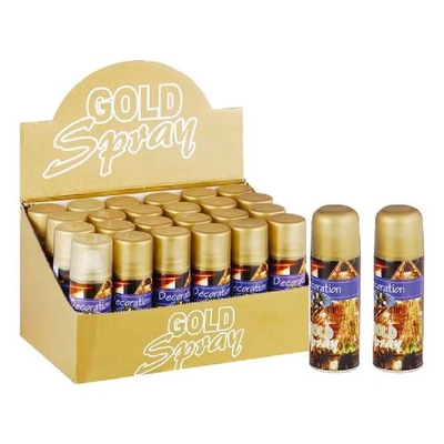 Multifuncional Golden Silver Spray Festivo Novo Natal Ano Novo Halloween Graduação Diwali Celebrações do Dia dos Namorados
