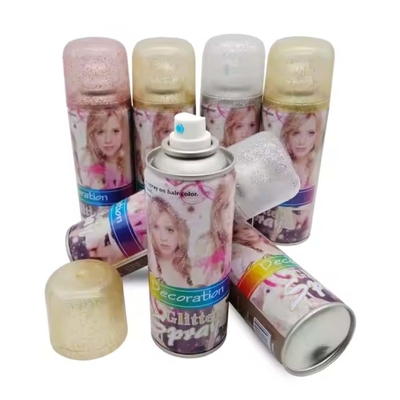 Glitter Spray Instant Hair Color Spray para festas Festivals OEM esperado