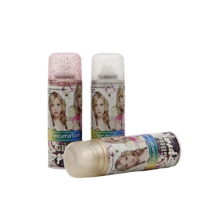 Glitter Spray Instant Hair Color Spray para festas Festivals OEM esperado