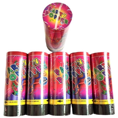 Comércio a granel de confetes de casamento Popper Canhão de confetes coloridos para decorações de festas